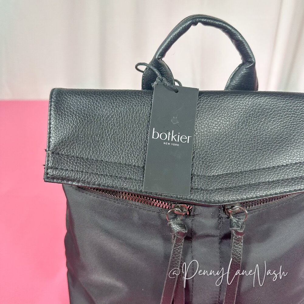 Botkier Trigger Mini Backpack Black NEW - Picture 3 of 14